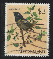 New Zealand Stitchbird Bird $3 1985 Canc SG#1294 - Usati