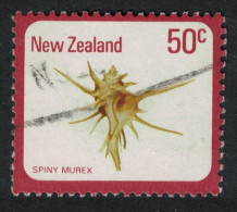 New Zealand Spiny Murex Shell 50c 1975 Canc SG#1102 - Usati