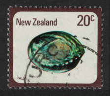 New Zealand Rainbow Abalone Shell 20c 1975 Canc SG#1099 - Gebraucht