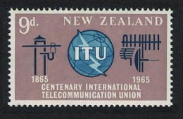 New Zealand Centenary Of ITU Def 1965 SG#828 - Oblitérés