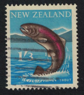 New Zealand Rainbow Trout Fish 1960 Canc SG#792 - Gebruikt