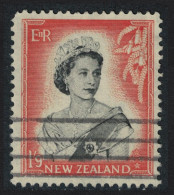 New Zealand Queen Elizabeth II 1Sh9d T1 1954 Canc SG#733b - Gebruikt