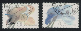 Netherlands Tern Eider Geese Birds Waddenzee 2v 1982 Canc SG#1403-1404 MI#1209-1210 Sc#642-643 - Usati