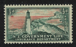 New Zealand Castlepoint Lighthouse 1947 MH SG#L42 - Unused Stamps