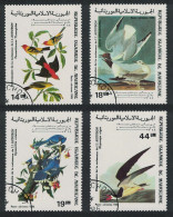 Mauritania Gulls Tanager Skimmer Darters Birds Audubon 4v 1985 Canc SG#825-828 MI#852-855 Sc#C238-C241 - Mauritania (1960-...)