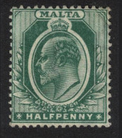 Malta Edward VII Halfpenny 1949 MH SG#47 - Malte (...-1964)