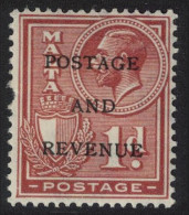 Malta George V 1d. - Brown Overprint 1928 MH SG#177 - Malte (...-1964)