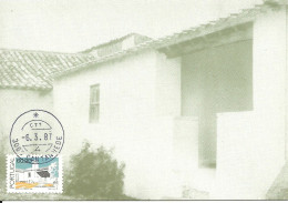 31059 - Carte Maximum - Portugal - Arquitetura Popular - Casa Beira Litoral - Maison Typique Typical House - Cartes-maximum (CM)