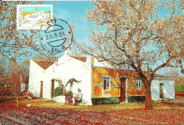 31052 - Carte Maximum - Portugal - Arquitetura Popular - Casa Do Algarve Sitio Algarvio - Maison Typique Typical House - Cartes-maximum (CM)