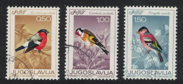Yugoslavia Bullfinch Goldfinch Crossbill Hawfinch Song Birds 3v 1968 Canc SG#1323-1325 MI#1274-1276 Sc#912-914 - Altri & Non Classificati