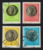 Yugoslavia Roman Emperors On Coins 4v 1980 Canc SG#1934-1937 - Other & Unclassified