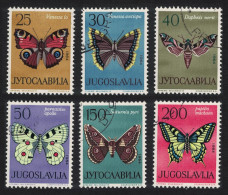 Yugoslavia Butterflies 6v 1964 CTO SG#1110-1115 - Altri & Non Classificati