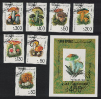 Yemen Fungi Mushrooms 7v+MS 1991 CTO SG#39-MS46 - Yémen