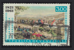Venezuela 140th Anniversary Of Battle Of Carabobo Centres 3B 1961 Canc SG#1709 Sc#C784 - Venezuela