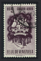 Venezuela Pelicans Birds State Of Portuguesa Airmail 5Bs KEY VALUE 1951 Canc SG#1183 Sc#C498 - Venezuela