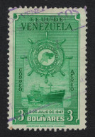 Venezuela Colombia Merchant Marine 3B KEY VALUE Violet2 1948 Canc SG#804 Sc#C269 - Venezuela