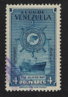 Venezuela Colombia Merchant Marine 4B KEY VALUE Violet 1948 Canc SG#805 Sc#C270 - Venezuela