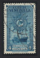 Venezuela Colombia Merchant Marine 4B KEY VALUE Def 1948 SG#805 Sc#C270 - Venezuela