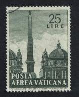 Vatican Church Of St Mary In Montesanto Roman Obelisk 1959 Canc SG#299 - Used Stamps