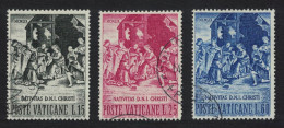 Vatican Christmas 3v 1959 Canc SG#308-310 Sc#266-268 - Used Stamps