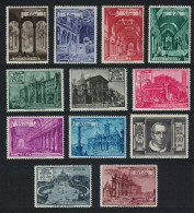 Vatican Basilicas 12v COMPLETE 1949 MH SG#139A-E150 - Unused Stamps