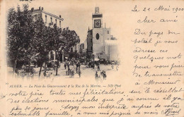 Alger - La Place Du Gouvernement La Rue De Marine Gel.1900 AKS - Algiers