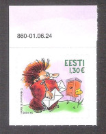 Children's Day Stamp – Three Jolly Fellows 2024 Estonia MNH Corner Stamp With Nr Mi 1108 - Contes, Fables & Légendes