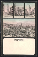 AK Freiburg / Breisgau, Schwabentor, Martinstor, Gesamtansicht  - Freiburg I. Br.