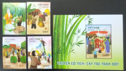 Viet Nam Vietnam MNH Perf Stamps & Souvenir Sheet 2024 : Vietnamese Fairy Tale: The Hundred-knot Bamboo Tree (Ms1191) - Viêt-Nam