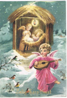 2  Anges -little Angel -kleine Engeltjes En Kerststal - Anges