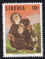 (Liberia 1966) Monkeys Affen Singes **/MNH (A5-19) - Apen