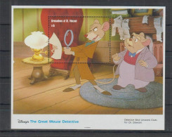 Grenadines Of St Vincent - 1992 - Disney: The Great Mouse Detective - Yv Bf 113 - Disney