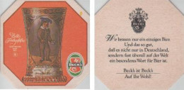 5003047 Bierdeckel 8-eckig - Becks - Wiener Ranftbecher - Sous-bocks