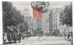75 - PARIS XVII - Place Des Batignolles , Rue Des Moines - Arrondissement: 17
