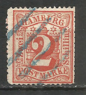 Germany HAMBURG 1864 Year , Used Stamp  Michel # 13 - Hamburg (Amburgo)