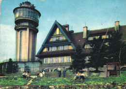 ORLICKE HORY , ARCHITECTURE, RESTAURANT, GARDEN, TOWER, CZECH REPUBLIC, POSTCARD - Czech Republic