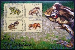 Grenada Grenadines - 2012 - Frogs Of The Caribbean - Yv 3982/85 - Kikkers