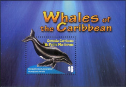 Grenada Grenadines - 2010 - Marine Mammals: Whales - Yv Bf 615 - Walvissen
