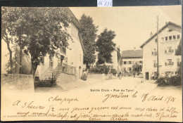 Ste-Croix (Vaud) Rue Du Tyrol, Avec Le Propriétaire Devant La Mercerie De Sainte-Croix (16'892) - Sainte-Croix 