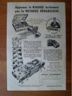 Publicité Institut Electroradio à Paris 1957 I.E.R. Préparation Radio Electricité Télévision Electronique - Publicités