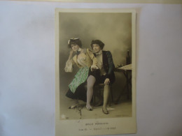 FRANCE   POSTCARDS  1903  IDYLE PARISIENNE WITH STAMPS  FREE AND COMBINED   SHIPPING FOR MORE ITEMS - Altri & Non Classificati