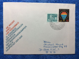 DDR - 1982 Brief Aus Berlin - SST "IX. Kongres Der Inrternationale Föderation Der Widerstandskämpfer" (3DMK023) - Lettres & Documents