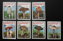CAMBODGE / CAMBODIA/   The Mushrooms 1989 ( Imperf ). - Mushrooms