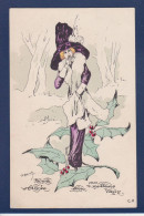 CPA ROBERTY Style Sager Art Nouveau Circulé CM 35 Mode Chapeau érotisme Femme Girl Women - Autres & Non Classés