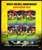 Grenada Grenadines - 2010 - Football Group E - Yv 3858/63 - 2010 – Zuid-Afrika