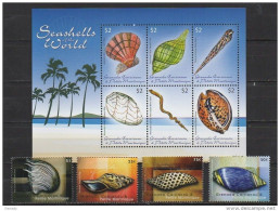 Grenada Grenadines - 2009 - Shell - Yv 3762/67 + 3758/61 - Coquillages