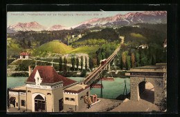 AK Innsbruck, Hungerburg-Drahtseilbahn, Mariabrunn  - Andere & Zonder Classificatie