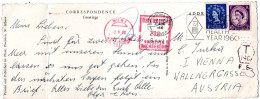 L79628 - Grossbritannien - 1960 - 3d Wilding MiF A AnsKte BRIGHTON - ... -> WIEN (Österreich), M 200g Portofreistpl - Postage Due