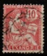 ALEXANDRIE    -   1902  .  Y&T N° 24 Oblitéré - Used Stamps