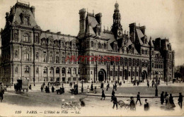 CPA PARIS - HOTEL DE VILLE - Other & Unclassified